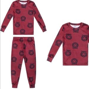 🐅 SOFT Petit Lem Tiger Print 2-Piece Pajama Set- Fleece 🐅